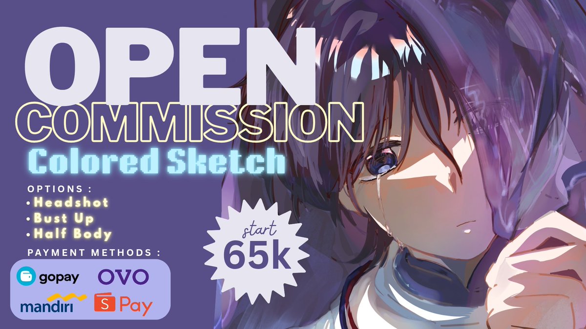 arudashir's tweet photo. Opcomms‼️✨️
[♡ &amp; ↻ are very appreciated!]

Hi ak buka 4 slot with waitlist, cz art college is pricey (my wang jajan kabur ke beli alat wtf)

DM if you're interested/have questions, thank you! ❤️🐱(Mt after dm)!

#opencommission #commissionopen #commission #artidn #zonakaryaid https://t.co/EymyolhNyS