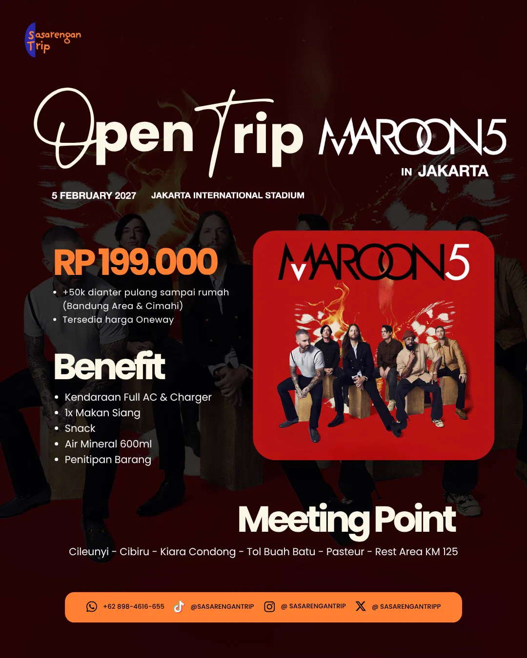 TRIP KONSER BANDUNG CILEUNYI BOGOR 5S0S LANY BTS on X: 