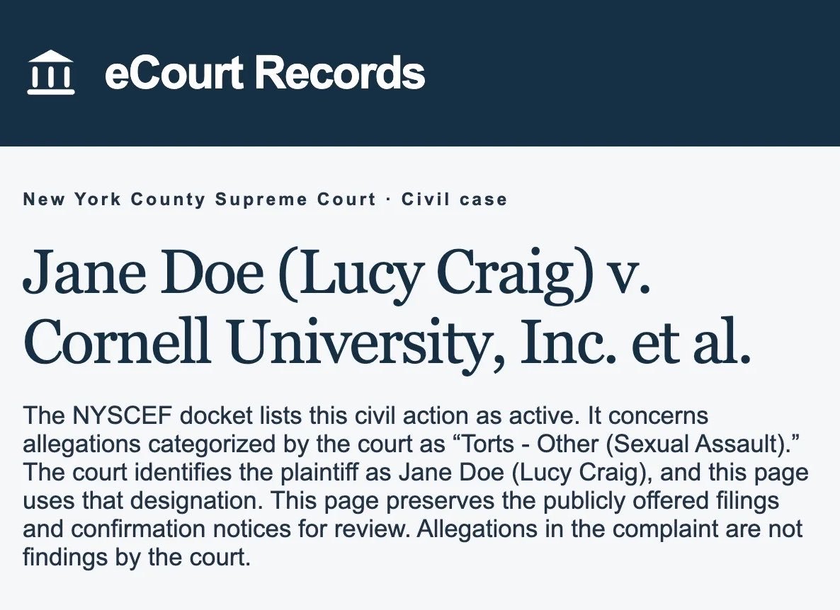 aidannonx's tweet photo. CONFIRMED: Lucy Craig is Cornell's Jane HOE https://t.co/V3uPGV2EMK
