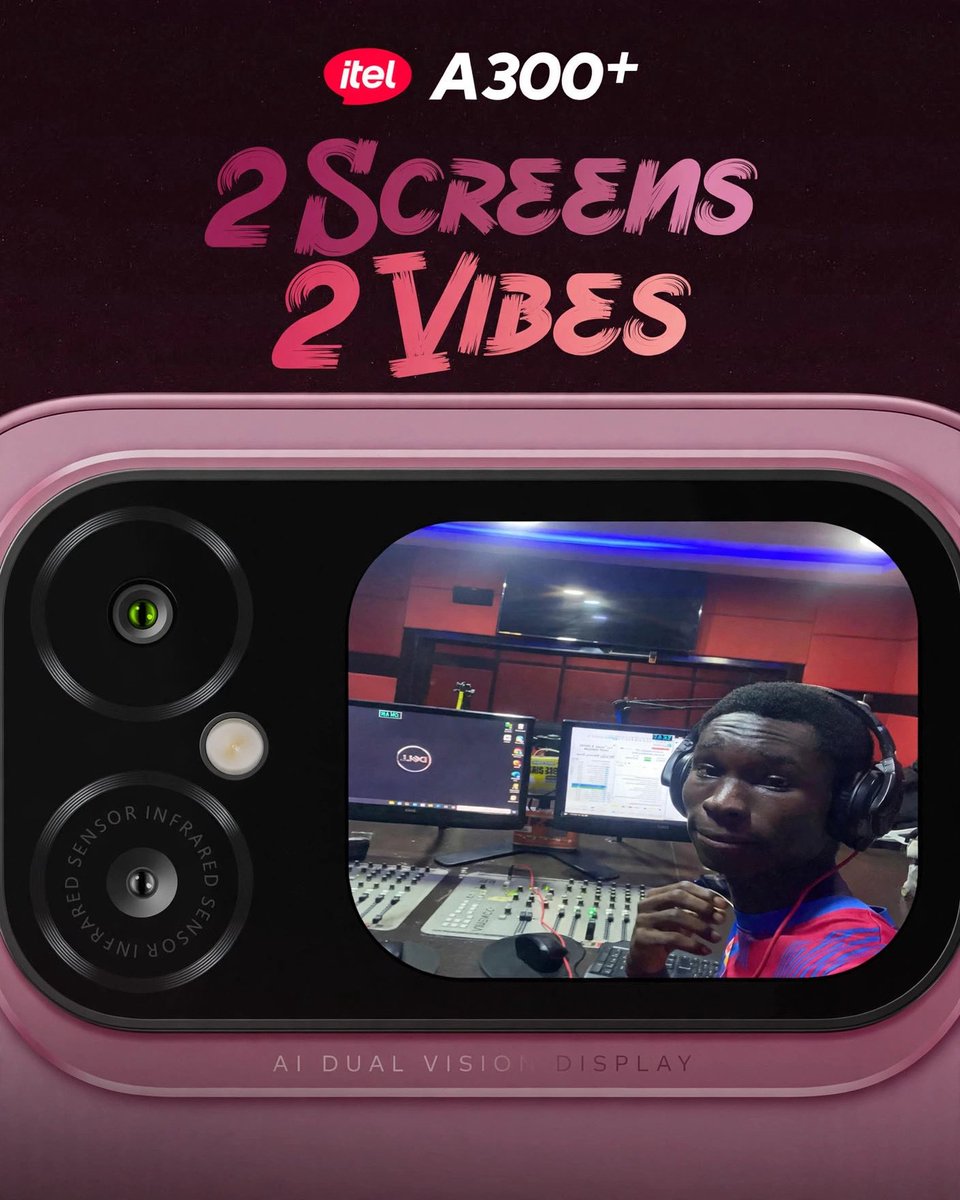 Davidiarq's tweet photo. Two sides. One me. 📱🔥
Work mode when it’s time to work. Outside mode when it’s time to live.

And honestly… both sides could use an upgrade. 👀📱

@itelNigeria
#2Screens2Vibes #itelA300Plus https://t.co/WZiAwHRpiU