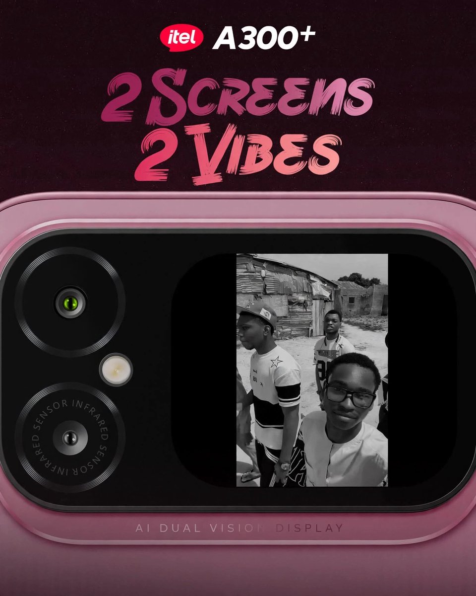 Davidiarq's tweet photo. Two sides. One me. 📱🔥
Work mode when it’s time to work. Outside mode when it’s time to live.

And honestly… both sides could use an upgrade. 👀📱

@itelNigeria
#2Screens2Vibes #itelA300Plus https://t.co/WZiAwHRpiU