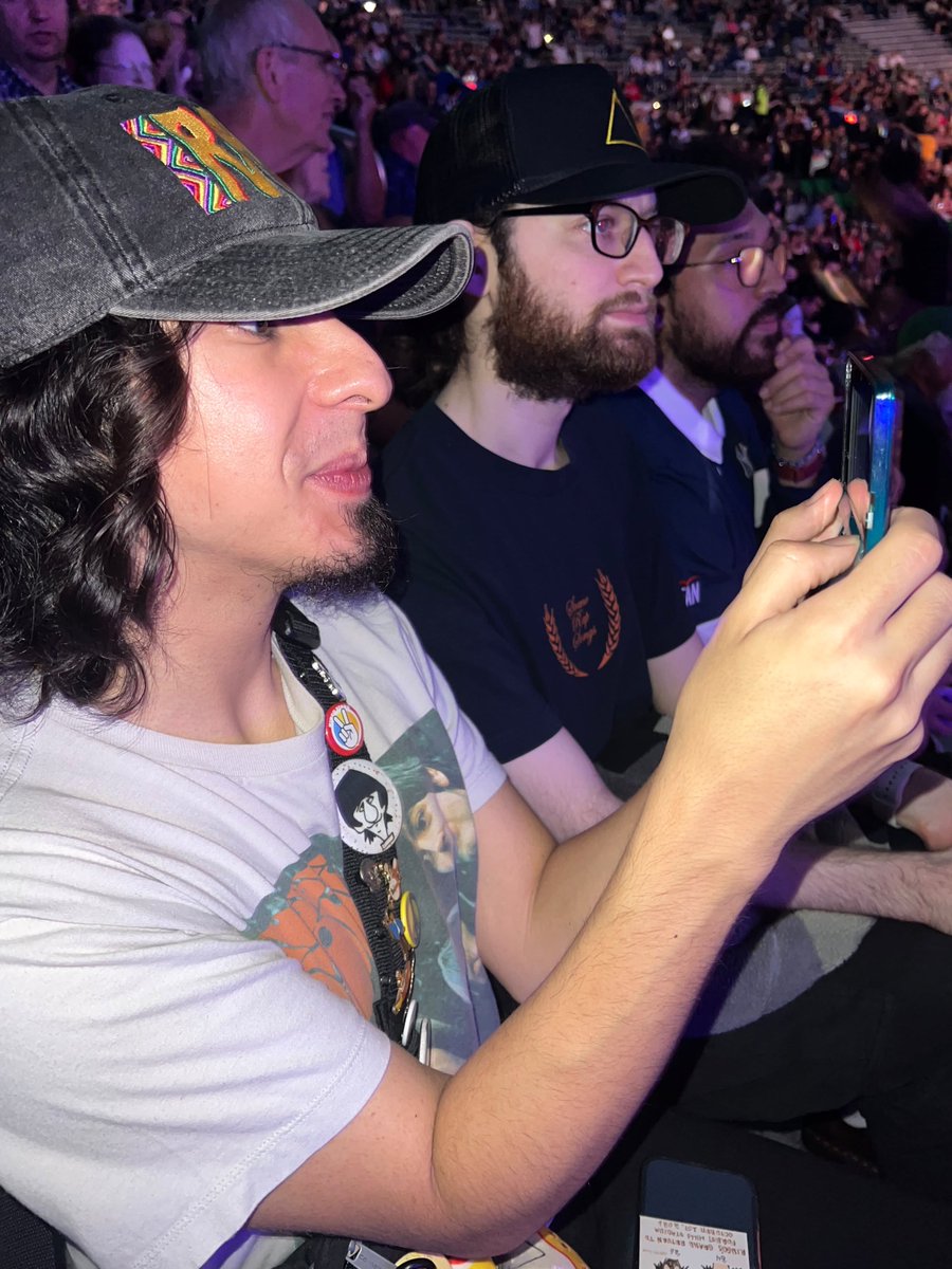 peterlanee's tweet photo. me holding my 3DS to record Ringo Starr performing in 2012, 2022, 2025 and 2026 https://t.co/qfmLTyDcxl