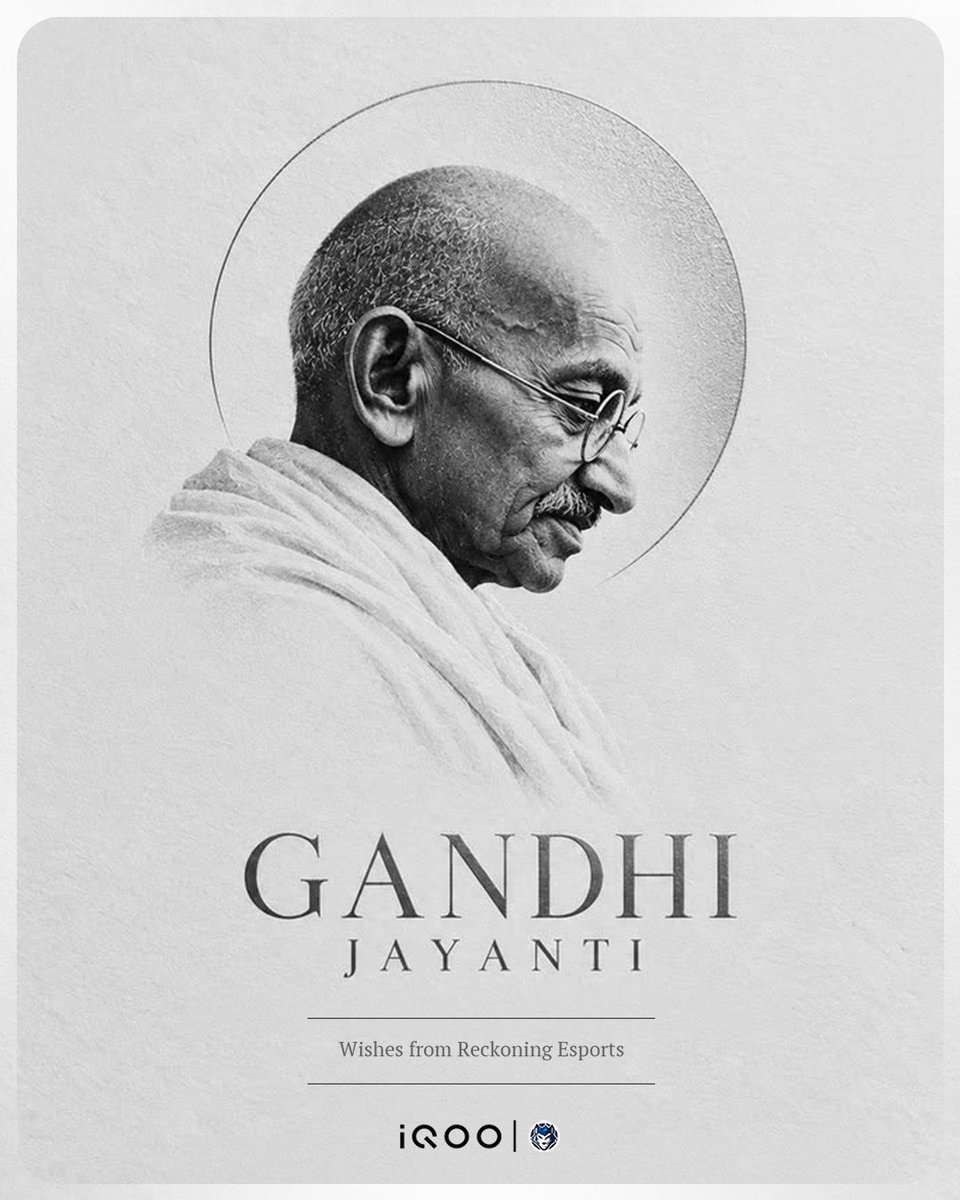 ReckoningIndia's tweet photo. Walk the path of truth, choose peace over conflict…

Happy Gandhi Jayanti!! 🇮🇳 https://t.co/9jPawkAEAb