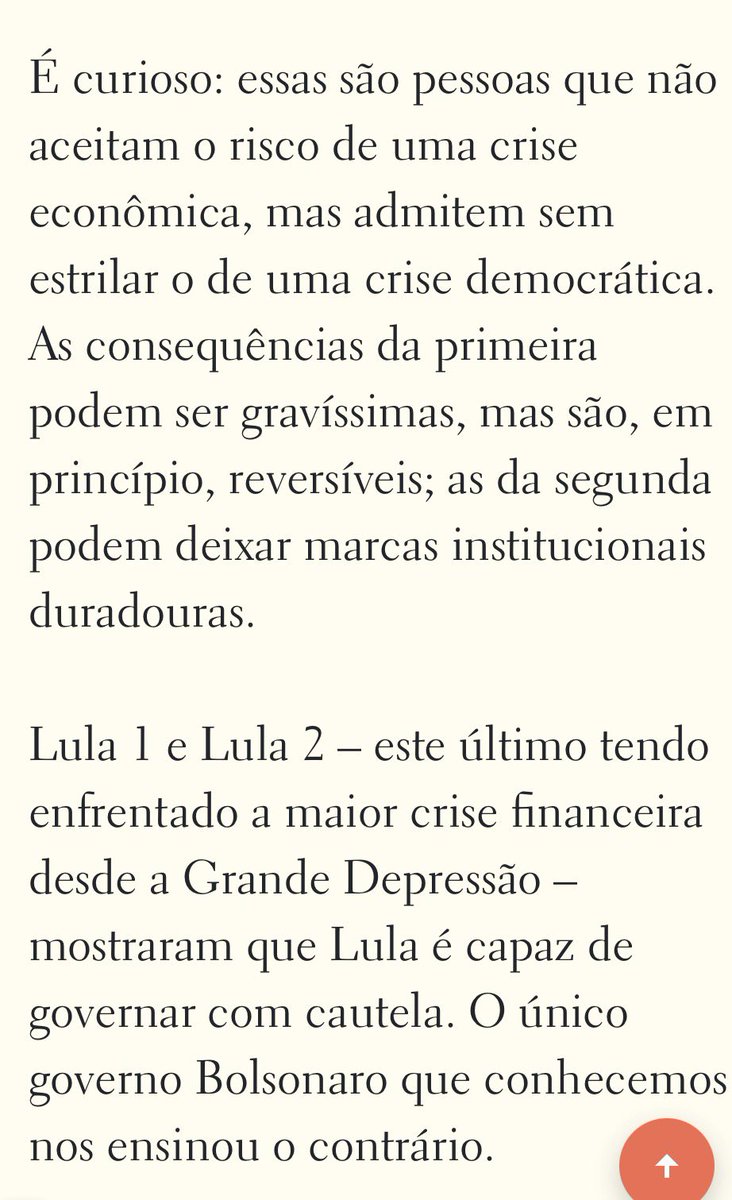 RenzoMora's tweet photo. Sr. João Moreira Salles diz (com muito mais propriedade) o que este perfil fala há tempos: Temos uma elite indiferente à democracia, que não hesita em sacrificá-la se conseguir implantar seu programa de redução de despesas do governo. Foi assim em 1964. É assim hoje. https://t.co/VGx4rFrS7P