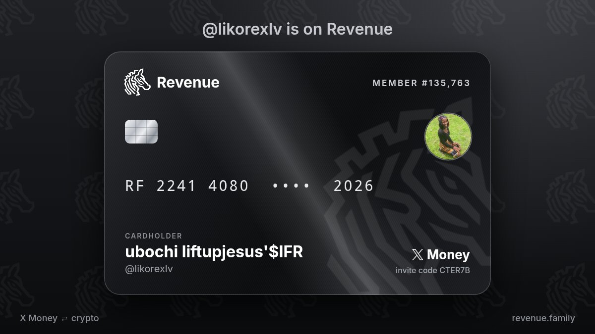 likorexlv's tweet photo. @RevenueFamily @coingecko Promising project 👌 https://t.co/8LoCuv7Cw8