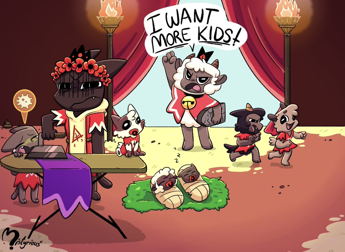 SoMistyrious's tweet photo. Hello https://t.co/7xIyZg1znI! Thought I’d start out here by posting some of my more popular works cross-platform

If you like my stuff, I’m way more active on Tumblr! Come find me! 

🎶”Married Life” Intensifies🎶
#cultofthelamb #cotl #narilamb #truedevotion https://t.co/5Nm2KyE3Om