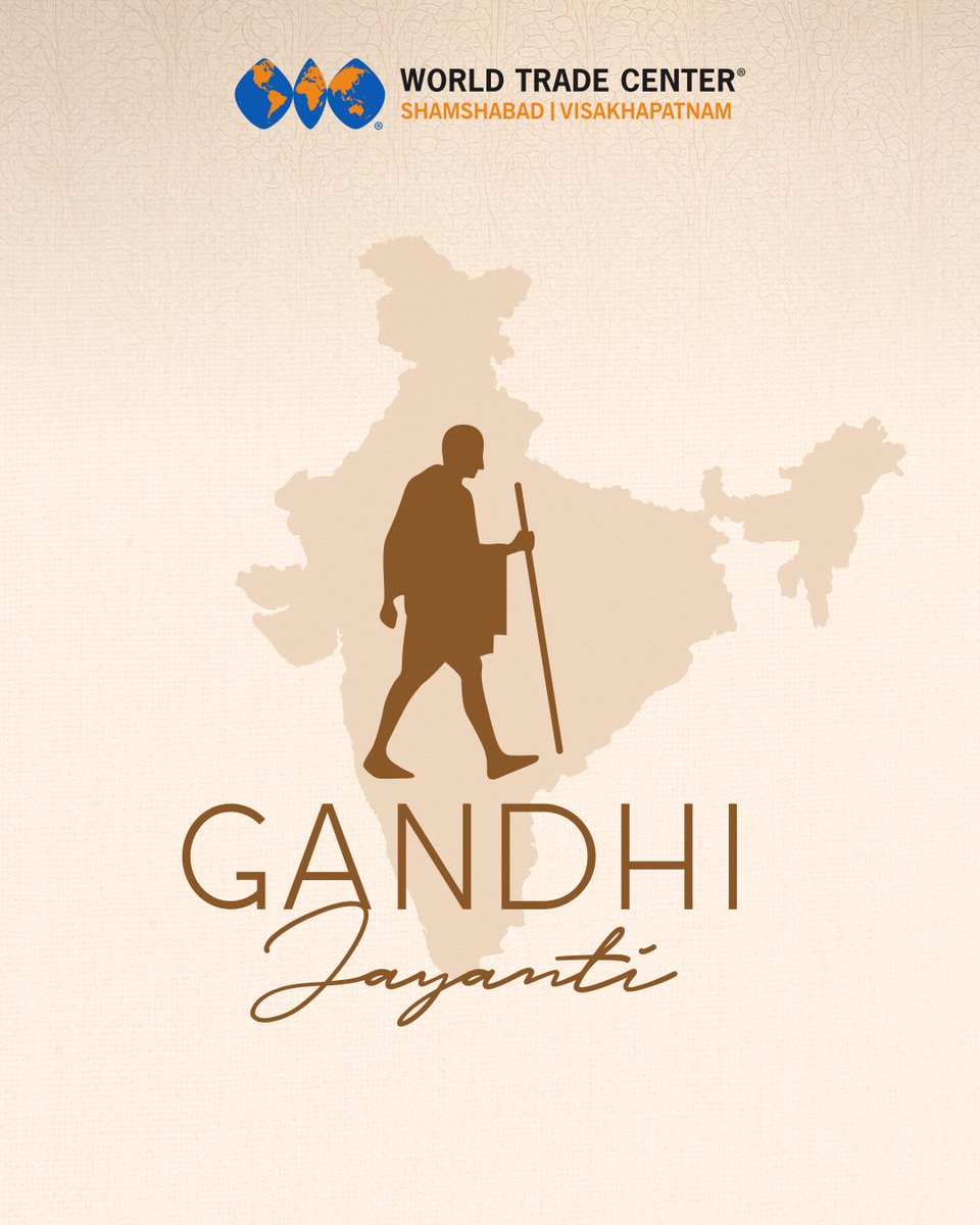 wtcsvgh's tweet photo. “Be the change you wish to see in the world.”- Mahatma Gandhi

Let’s lead with truth, kindness and integrity. Happy Gandhi Jayanti!

#GandhiJayanti #Truth #Integrity #India

Join our WhatsApp community to connect with us: https://t.co/gcKvUgstTN https://t.co/mvMkhca3l8
