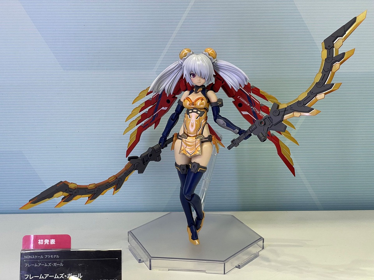 hobbywatch_jp's tweet photo. 「フレームアームズ・ガール」より「（仮名称）出雲空戦パック Ver.」や「フレズヴェルク コルニクス=PHOENIX」が初発表！【#全日本模型ホビーショー】　「ドゥルガーI ＜Bu… https://t.co/srhCNTiepY https://t.co/tIZHU12BDl