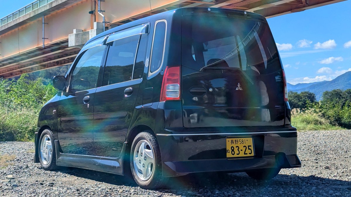 Moris10122's tweet photo. #車売ります

三菱 トッポBJ R
4A30ターボ 後期 5MT 19.2万km
車検 R8/12月まで
長野県より

平成のギャル車っぽいの作ろうとしたのですが、自分がギャルじゃないことに気がついてしまったため売ります

20万

ギャル割、車部割、学割、三菱割、
俺ら友達だろ割、お前誰やねん増あり

詳細ツリー https://t.co/AmWf5B30w4