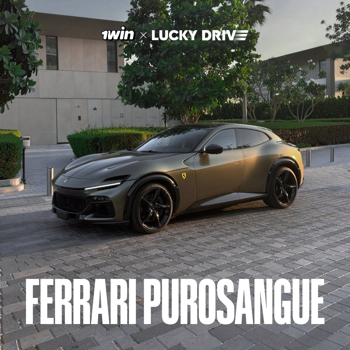 1WinRussia's tweet photo. @kogmak Можно и на новой Ferrari Purosangue
👉🏻 https://t.co/72weomMH2u https://t.co/ugLmOegxSV
