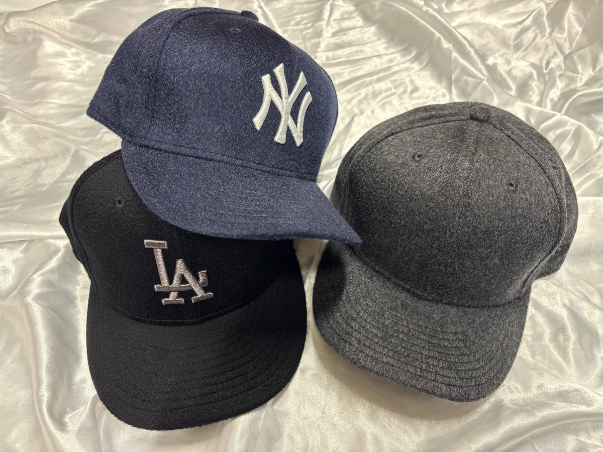 NewEraSendai's tweet photo. 【カシミヤ】

カシミヤ100％の生地を採用したヘッドウェアコレクションが登場。
チームロゴを配したMLBモデルから、フラッグロゴのみを用いたシンプルなモデルまで展開しています。

#ニューエラ　#仙台パルコ　#ニューエラ仙台 https://t.co/wtTcfhBDjE