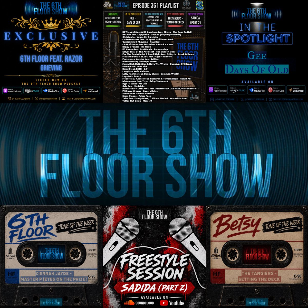 The6thFloorShow's tweet photo. Check out the latest episode of #The6thFloorShow 
Playing the best unsigned music from around the world 🌍 
The Home Of Independent Music 

https://t.co/ETB899CnJo

https://t.co/sZ3ACW3ien

https://t.co/rQBPwXgF1G

https://t.co/IULncHuj43

https://t.co/eq1nuUDYdQ https://t.co/A9r4mf65YJ