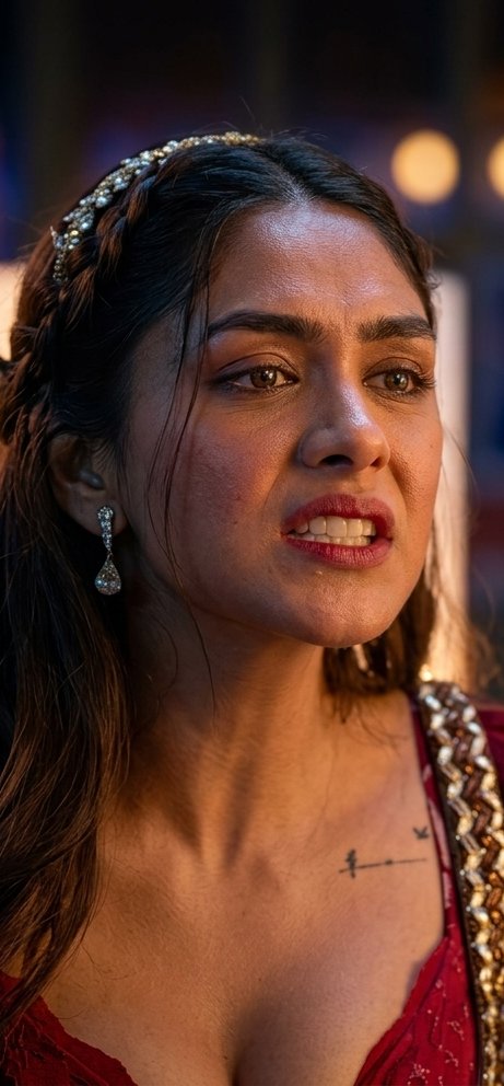MassMayanti's tweet photo. The Might of Mrunal Thakur ❤️ https://t.co/el9N6POHzj