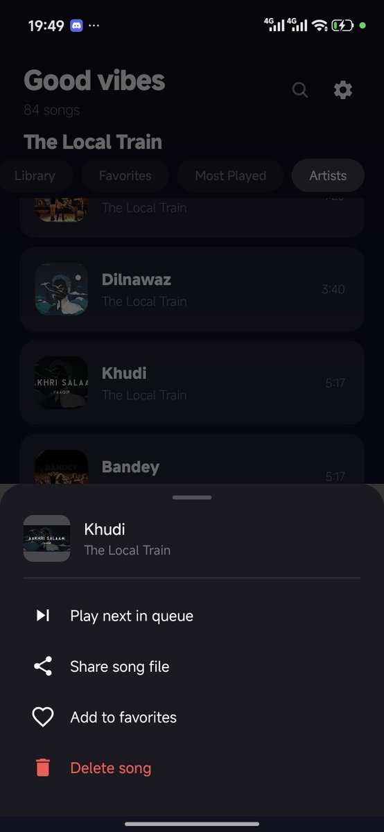 modvc_org's tweet photo. ModPlayer v1.3 is here.(Ad free &amp; offline, written in kotlin)
• Embedded lyrics from your audio files
• Tap any queued song to play instantly
• Long-press actions for faster control
#music #musicplayer #apk
Download v1.3: https://t.co/PmZoRCSCDm https://t.co/1dH1ip89jG