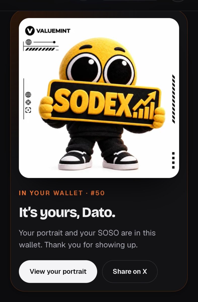 DatoAIRDROPS's tweet photo. Thanks bro its good to see myself here
W @eliasing__
W @sodex_official 
W @ValueChainL1 https://t.co/qXqwwdKNsN