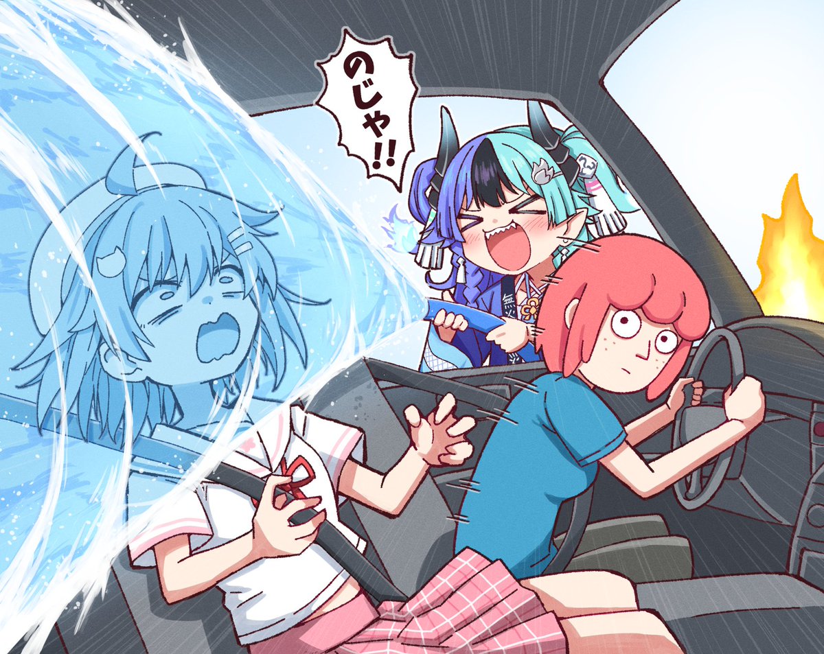 nekopero35's tweet photo. 🌸🧯
#miko_Art　#めら組絵図 https://t.co/Hca4bXs7lG