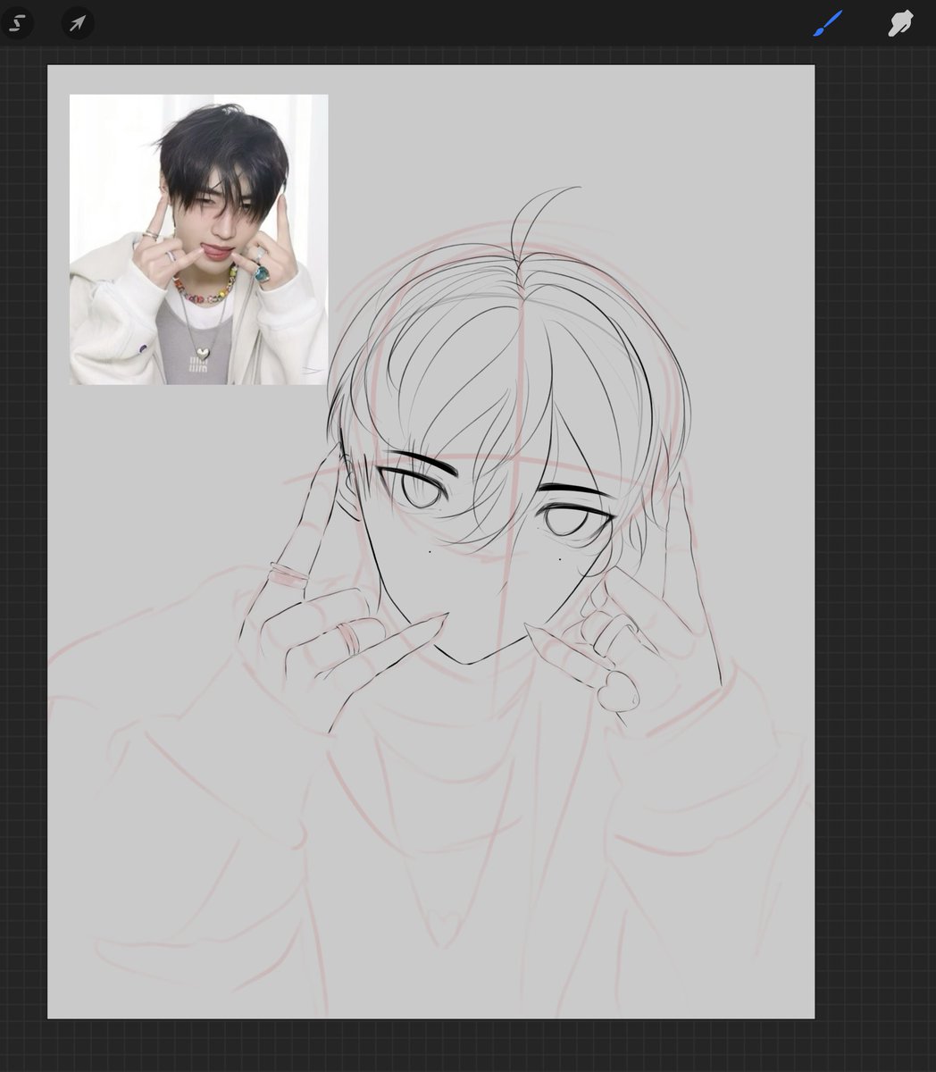 Strawberripluto's tweet photo. I’ve decided to draw Sunghoon 🦇❤️ https://t.co/bkccfeIZPI