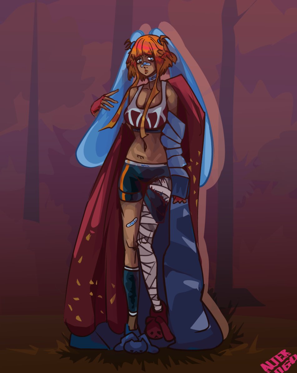 alterogo's tweet photo. feels like I'm starting to get somewhere, still not pleased with the result, ill come back to her in the future https://t.co/klRILSNs9i