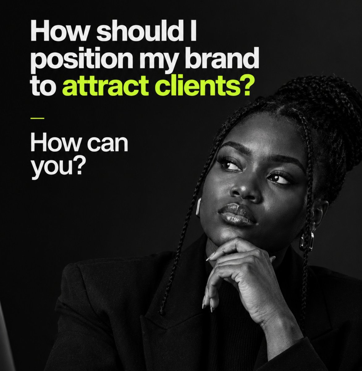CopTickStudios's tweet photo. "How should I position my brand to attract clients?"
Most owners ask this when sales are slow.
But the real problem usually isn't positioning.
It's that customers don't clearly understand:
• What you do
• Who you help
• Why they should choose you

#CopTick #WeShapePerception https://t.co/qluKFnUpf5
