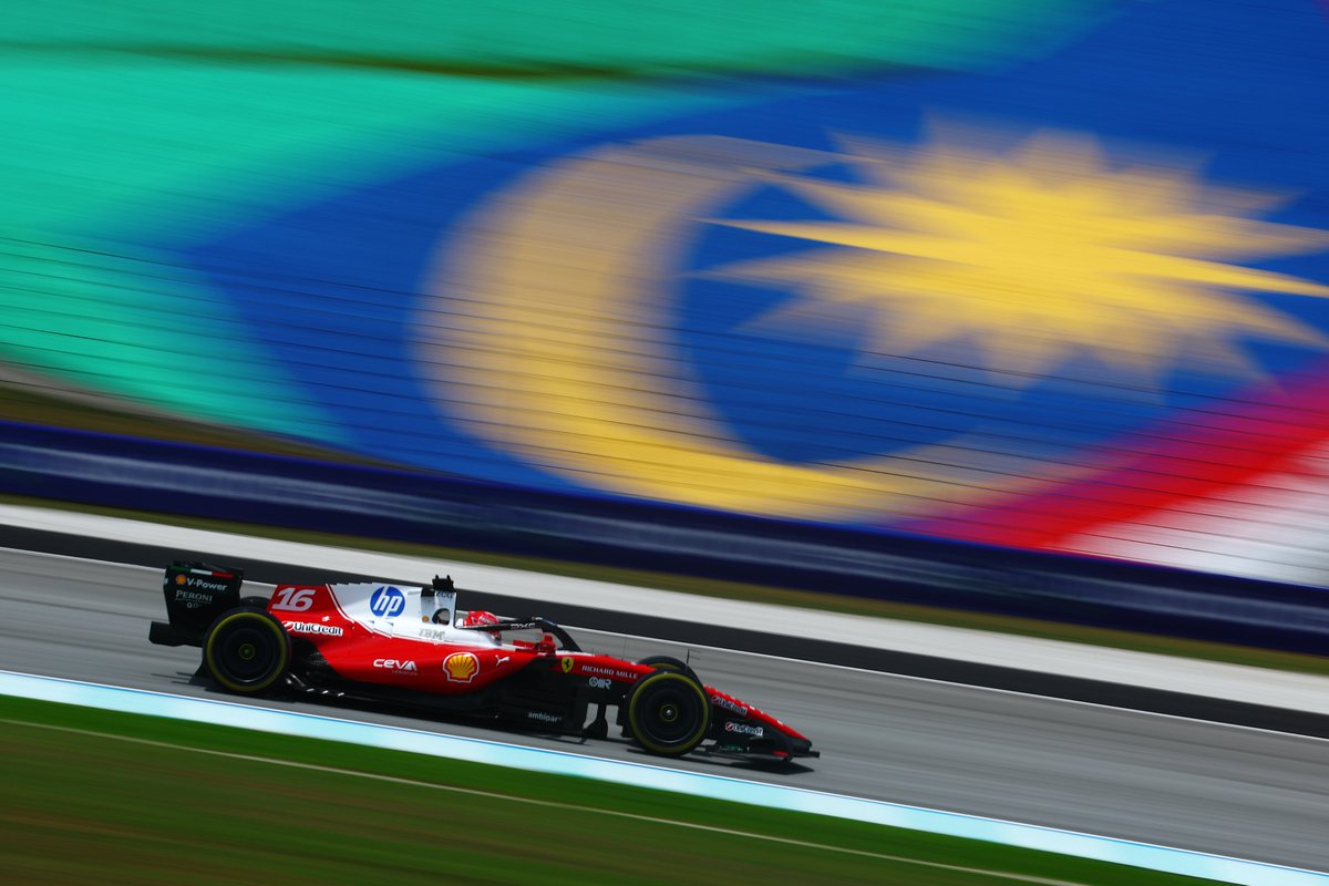 F1's tweet photo. Back on track in Sepang 🤩

#F1 #BahrainGP https://t.co/HwAm0Xd00R