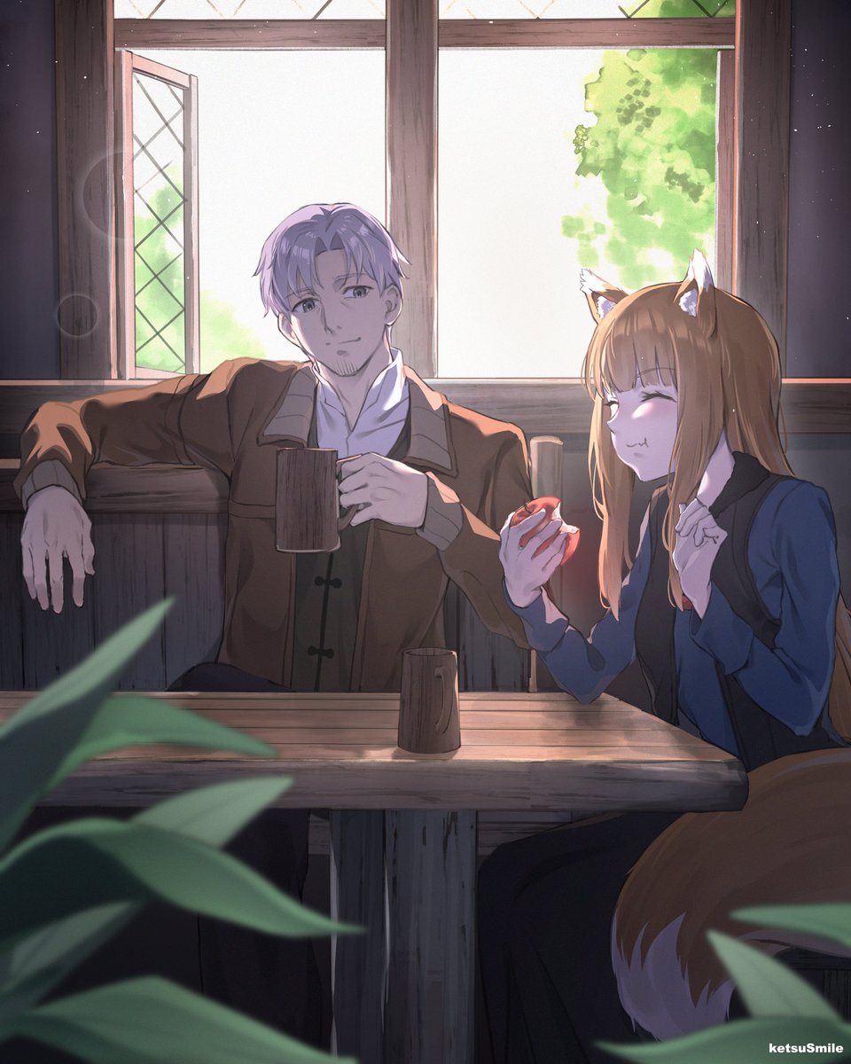 ketsufan1's tweet photo. 狼と香辛料 
reupload 🍎 https://t.co/YhJoGZLw24