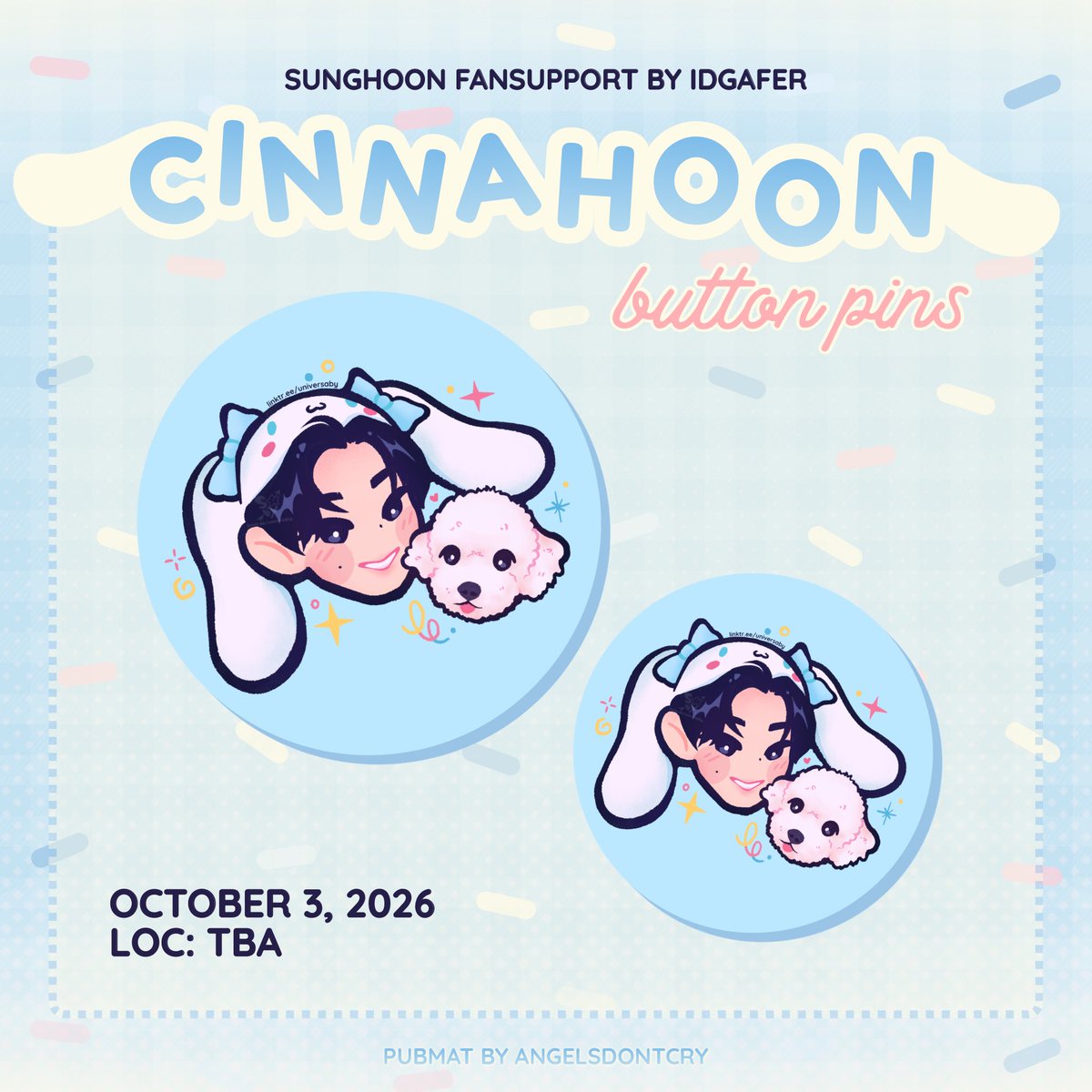idgafer's tweet photo. endless enhypen dunkin' funmeet 
fan support by: @idgafer 

cinnahoon button pins

— mbf + like and rt
— 1:1 only 
— loc TBA
— also open for trades!

#DunkinPH_ENDLESS #ENDLESSFunmeet #ENHYPEN https://t.co/9orhKhARMj