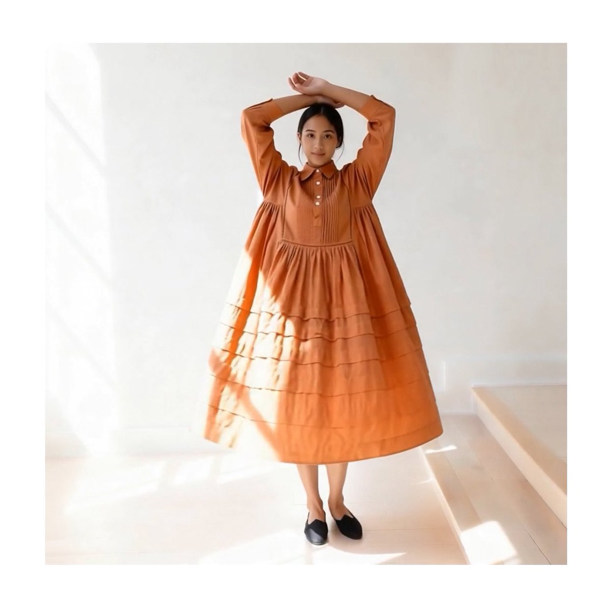 as_prett's tweet photo. point de Japon
Pintuck Gathered Shirt Dress
Smoky Pink
Product Number : 03-1105001
Shell : 100% COTTON
Size : M, L, XL
Handcrafted in Japan
Available on
https://t.co/0QYhE6iJSg
for a limited time.
@as_prett #casual #cottondress #new #onlineshop #luxuryfashion #pointdejapon https://t.co/D3OatlgsXh