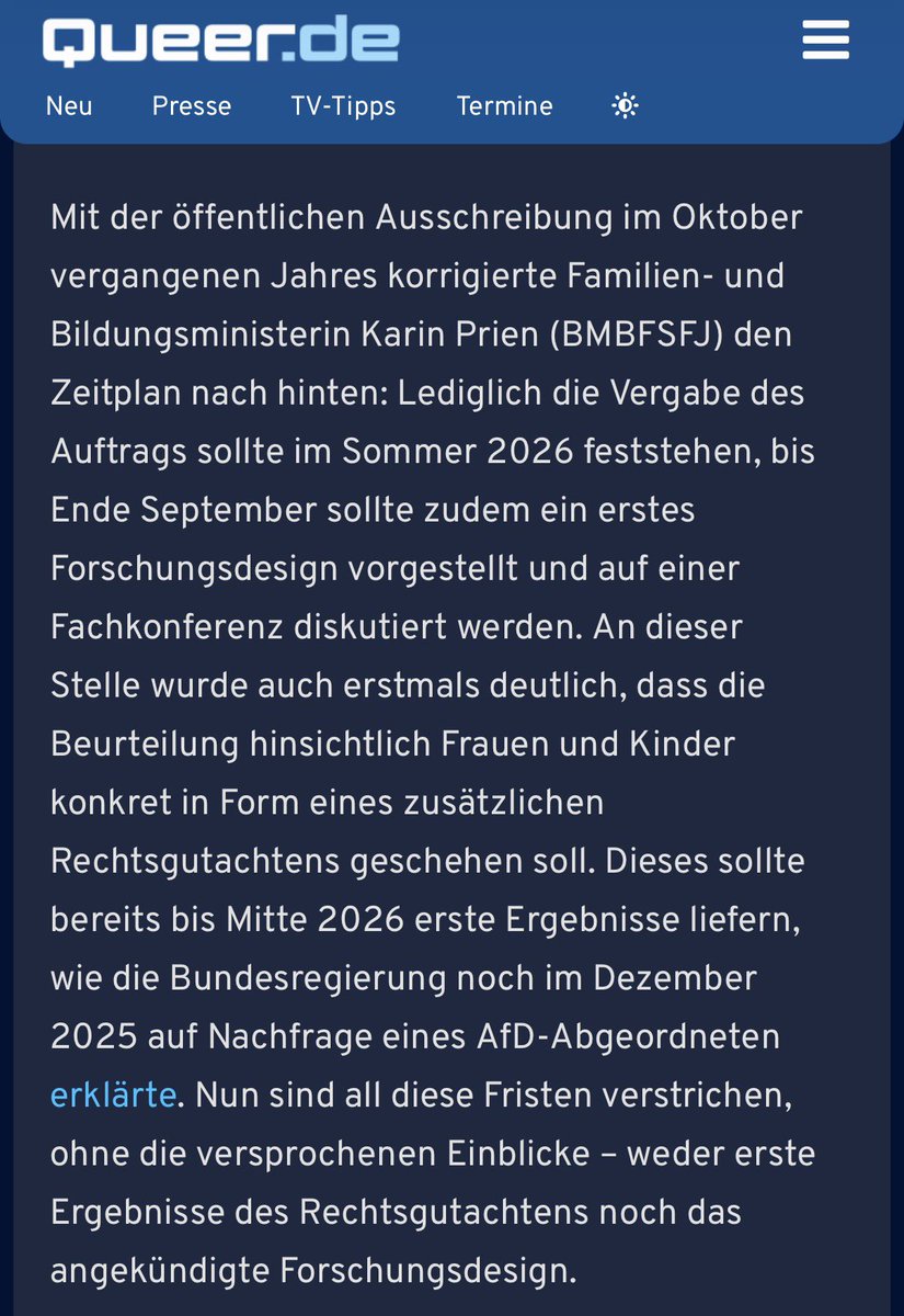 ronalyze's tweet photo. Wir sind u.a. von @PrienKarin @BMBFSFJ nach Strich und Faden angelogen worden zur Evaluation des Selbstbestimmungsgesetzes - und insbesondere zur vorgezogenen Evaluation bzw zum Rechtsgutachten. Stimmt es denn nun, dass Pierre Thielbörger die Evaluation/das Rechtsgutachten an der @ruhrunibochum leitet? Oder wollen Sie auch dazu weiter lieber schweigen, Frau Prien? Herr Thielbörger sitzt in leitender Funktion im Deutschen Institut für Menschenrechte und bei der @mhstiftung und ist ein klarer SBGG und Yogyakarta-Principles-Befürworter.