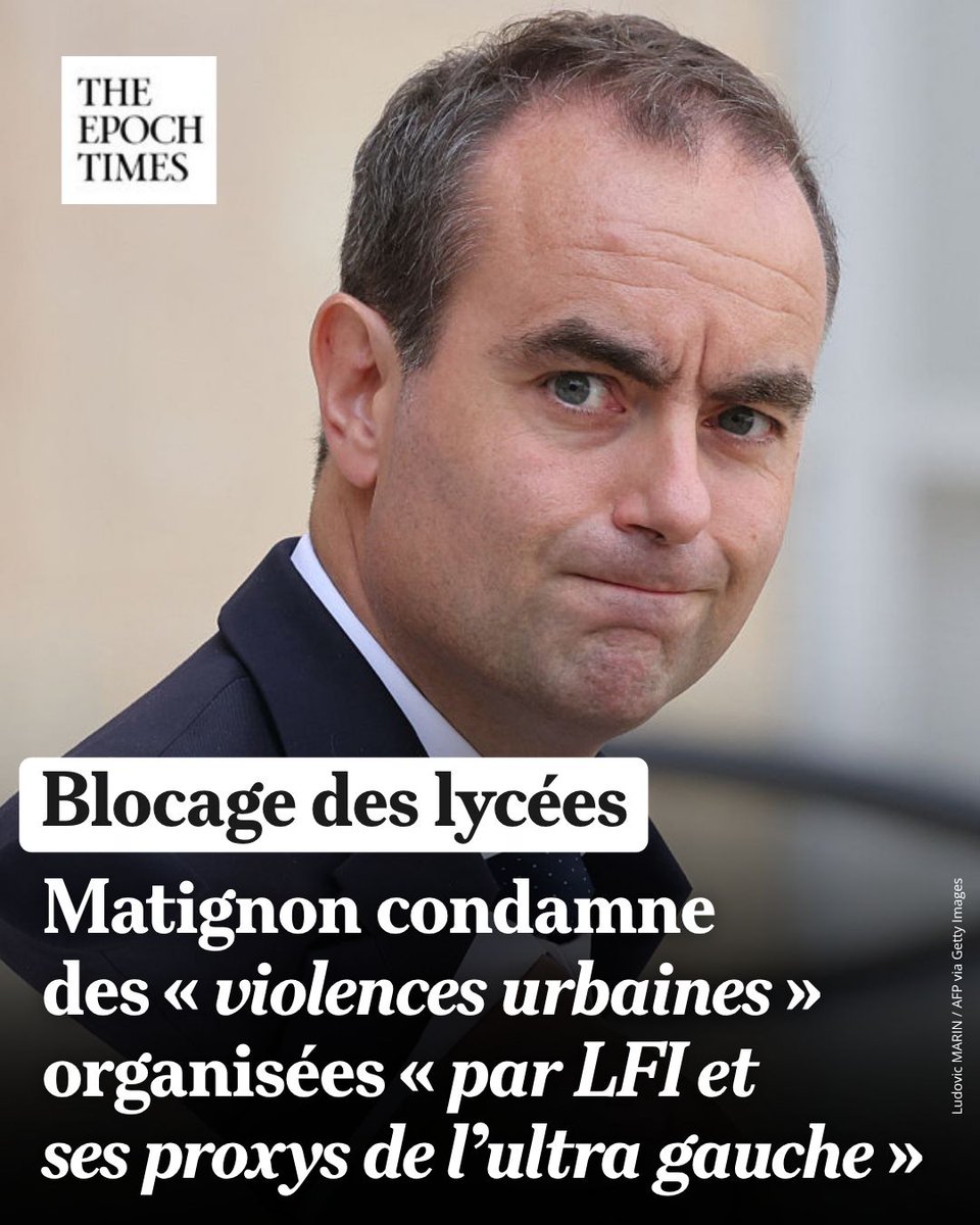 EpochTimesFR's tweet photo. Un "constat partagé par les services de renseignement sur l'origine du mouvement" 👉️ https://t.co/VTKf3wNTIS 

Le mouvement de blocage des lycéens, rejoint par les étudiants, pour demander davantage de moyens, s’est enflammé jeudi dans de nombreuses villes de France. https://t.co/zLHoiwaAOP