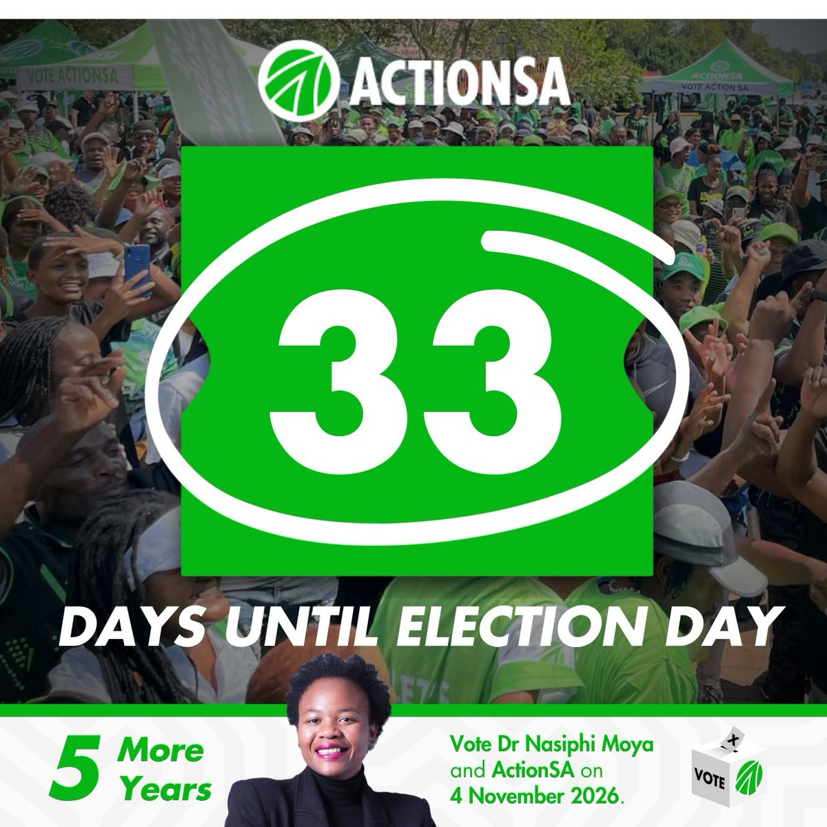 TshwaneActionsa's tweet photo. 💚 KHUPHUKA FRIDAYS 💚 It's FRIDAY Wear your ActionSA REGALIA with pride Be LOUD Be PROUD SHOW off STAND out #Khuphukafridays Simplicity and all 📌 #DrNasiphiMoyaForMayor #5MOREYEARS #fivemoreyears #ClockIt4DrNasiphiMoya 📌 https://t.co/KXQgwPgfKK