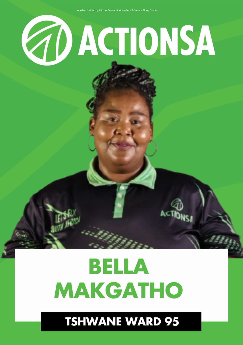 TshwaneActionsa's tweet photo. 💚 KHUPHUKA FRIDAYS 💚 It's FRIDAY Wear your ActionSA REGALIA with pride Be LOUD Be PROUD SHOW off STAND out #Khuphukafridays Simplicity and all 📌 #DrNasiphiMoyaForMayor #5MOREYEARS #fivemoreyears #ClockIt4DrNasiphiMoya 📌 https://t.co/KXQgwPgfKK