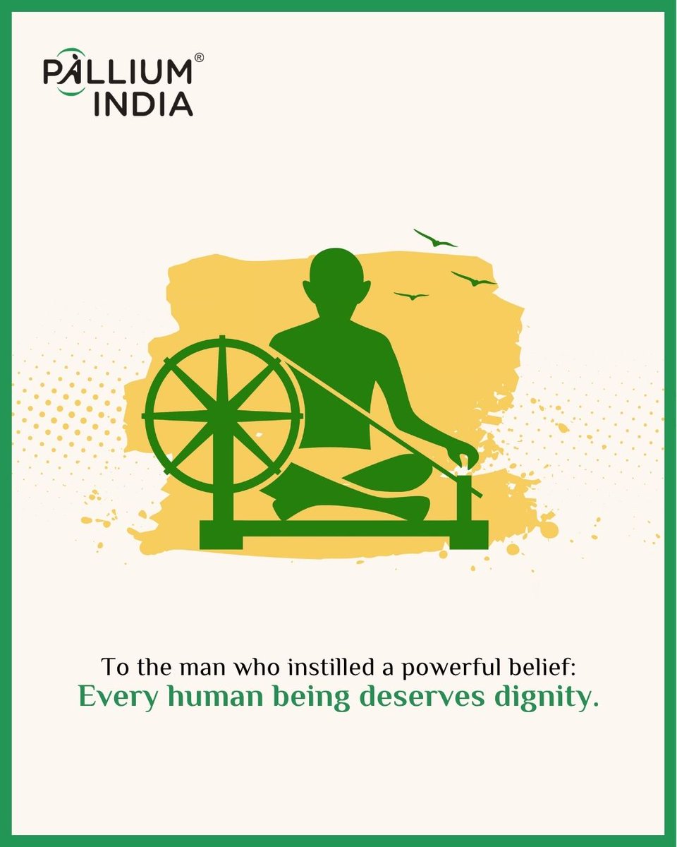 palliumindia's tweet photo. At Pallium India, this belief guides our work every day, bringing care closer to people, relieving suffering, and ensuring that every person can live with dignity, compassion and hope.
#GandhiJayanti #palliativecare #CompassionInAction #PalliumIndia https://t.co/lHqwpguOd2