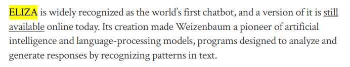 NeroxSol's tweet photo. we have giko and fido running, the first dog and cat on the internet, but let's not forget why www started. ELIZA is the first AI on the internet

https://t.co/HTEIC5V5Cu https://t.co/fTvuZD6fA9