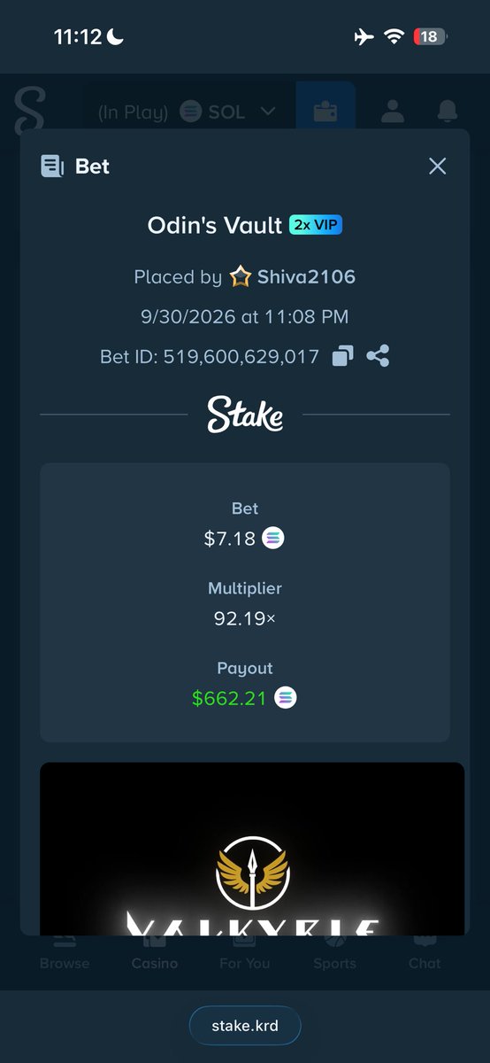 Shiva2106t's tweet photo. @ValkyrieXStudio hello @ProdigyDDK can i have my first double??? I am watching this replay 🔂 , like 1 more collector bag was MAX WIN HERE @ValkyrieXStudio should i thank you in advance for the double ? Thank you @ValkyrieXStudio 😁 
BET 🆔 casino:519600629017 https://t.co/N2wzEyNSB8