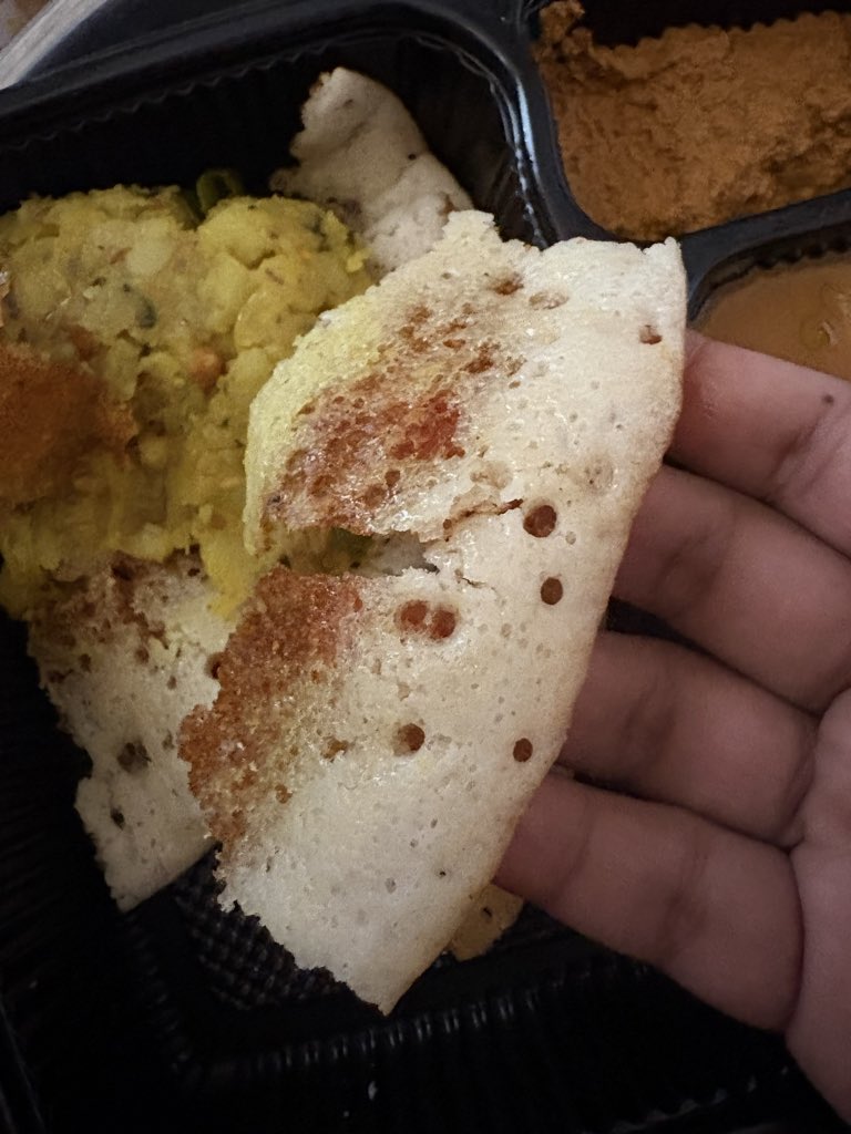Harshit52358008's tweet photo. @zomatocare #zomato #podipointujjain #podipoint 

I order from podi point every , twice in a week but this time very bad there is bad smell getting from dosa and idli try to call restaurant but they didn’t pic the call … very bad worst service and quality is going down https://t.co/6byZP89asF
