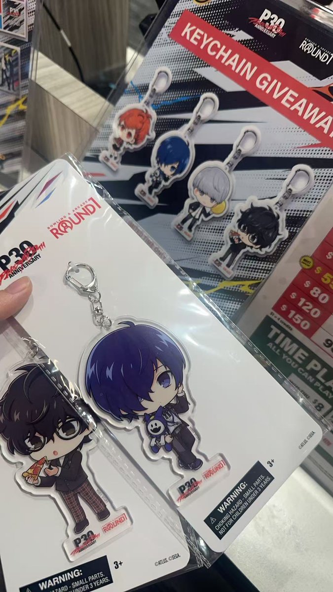 MiyanoRinn's tweet photo. Today’s Persona haul from ROUND1🥰 https://t.co/ZhfPiCspPu