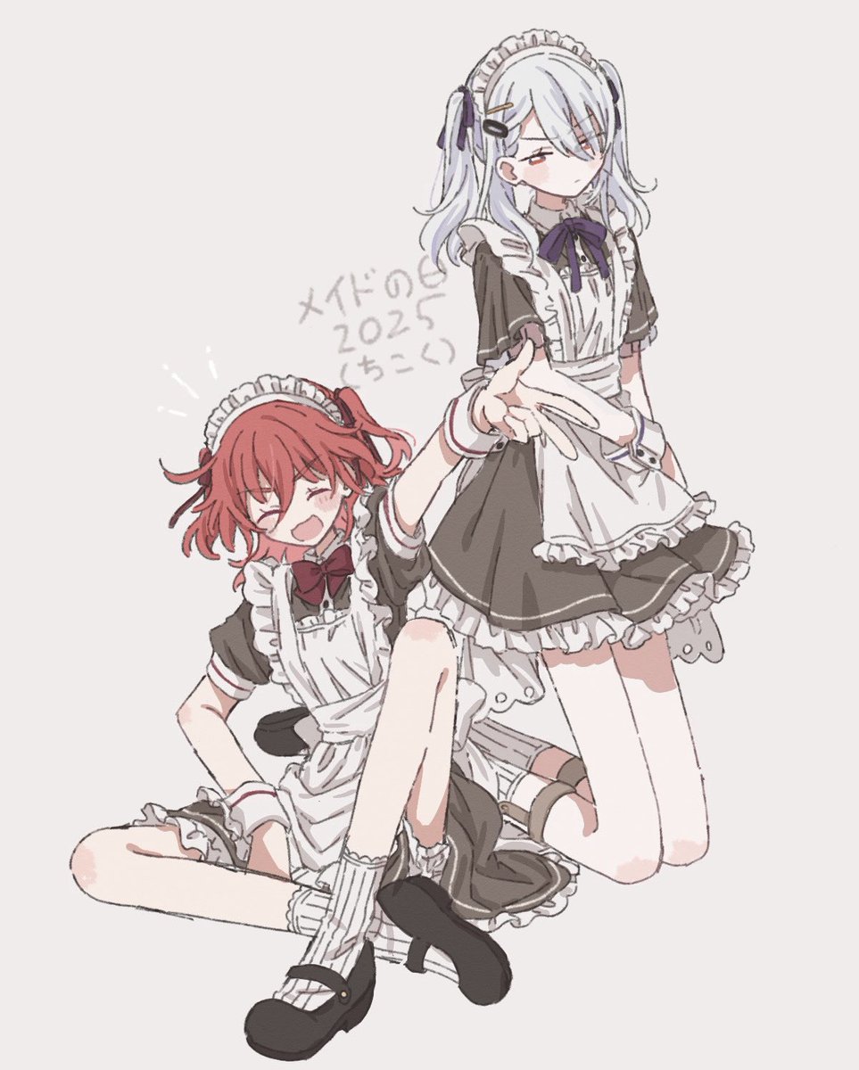as16oqx's tweet photo. 描き下ろし嬉しい〜のでメイド絵再掲🍷⚔️ https://t.co/KNZQOOpWCx