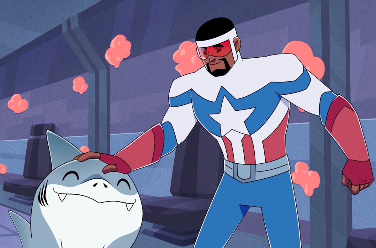 UpdatesCAP4's tweet photo. Captain America appears in a new animated shorts series titled ‘JEFF &amp; HIS SUPERHERO FRIENDS’ 

Full episodes are currently available on the Marvel YouTube channel

(via: https://t.co/krpy0EPYhZ) https://t.co/sRJfadtsTD
