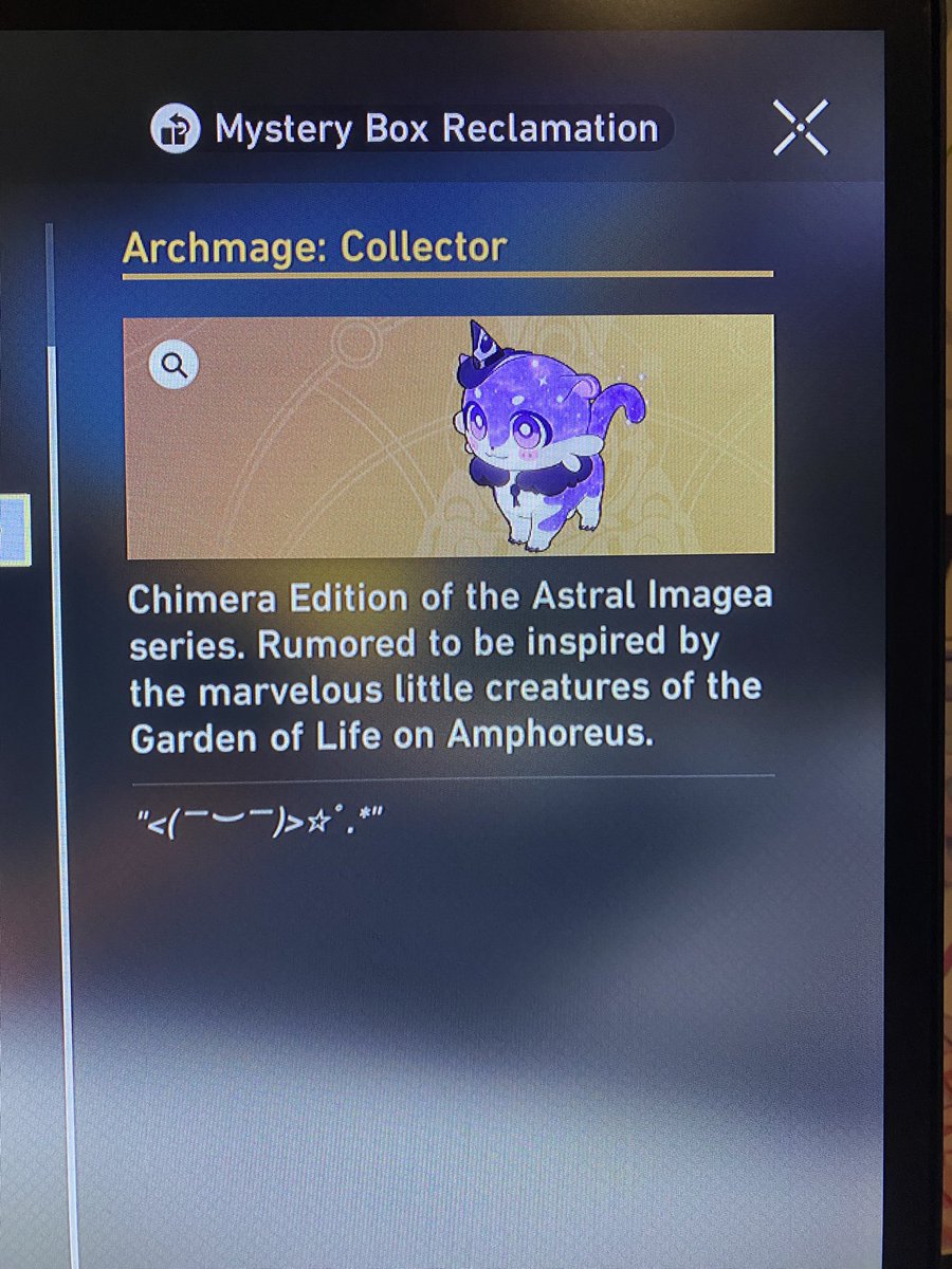 sunnyphai's tweet photo. Looking for collector vigethos (phainon)

Willing to trade archmage (herta) &amp; mei mei (ruan mei)

Asia server 828833485

Literally begging at this point, im so desperate 😩😩😩 https://t.co/z2360BRCjm
