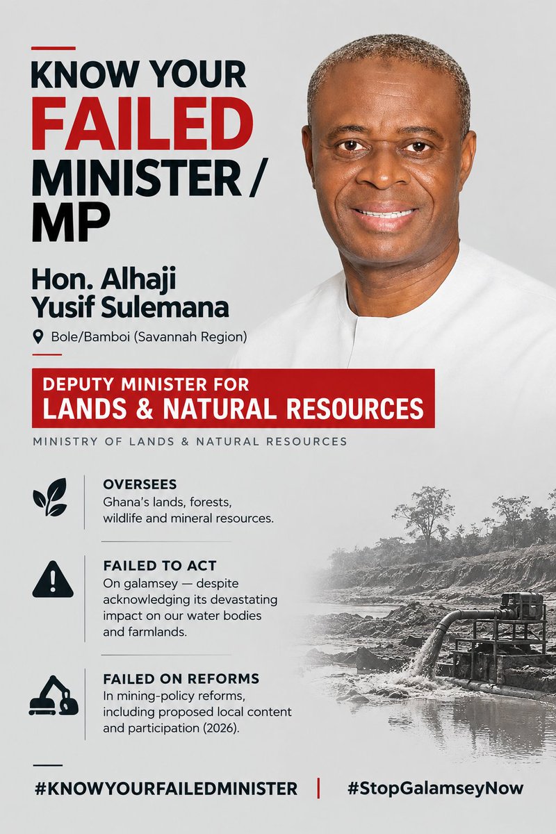 faya_lorrrd's tweet photo. They've failed woefully 

#StopGalamseyNow https://t.co/1PdDE8rBcQ