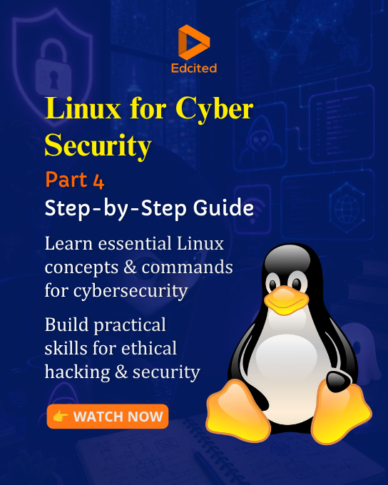 Edcited_'s tweet photo. Ready to level up your Linux knowledge? 🚀
👉 Watch Now: https://t.co/jZMBwWx3di
#Linux #CyberSecurity #EthicalHacking #Edcited #LinuxCommands #TechTutorial #LearnLinux #CyberSecurityTips #InfoSec #TechSkills #EthicalHacker #WatchNow https://t.co/Ncfb9lKOzf