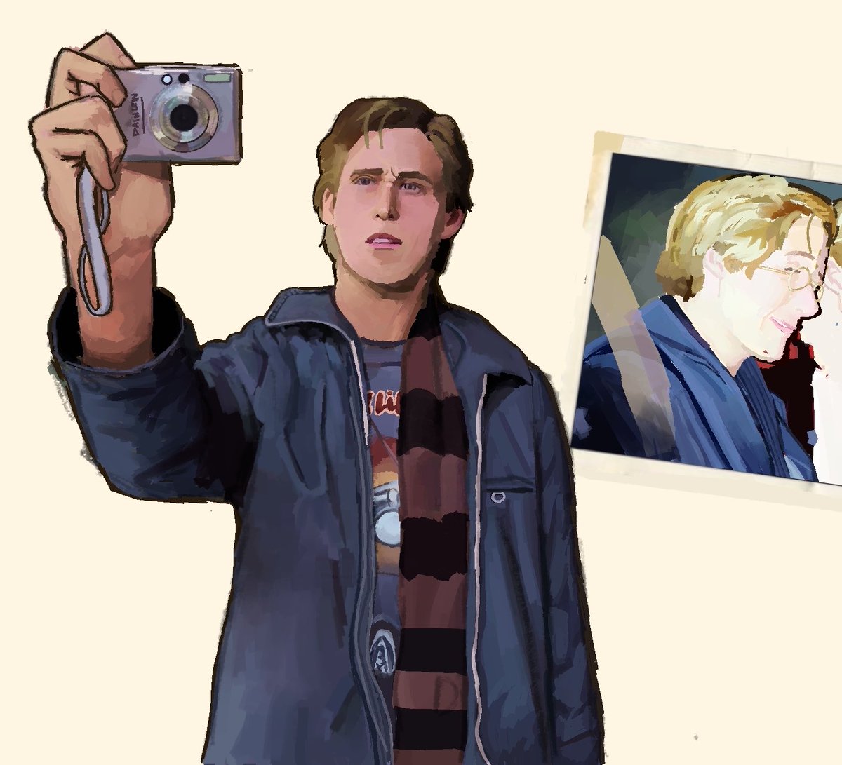 luvgosling's tweet photo. day 1 #ryangosling
mi primer drawtober im so fucking scared
#gostober https://t.co/0GZIaGTOYO