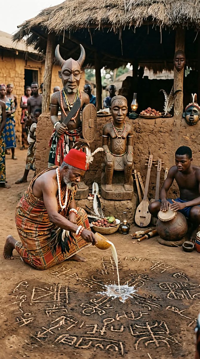 Kene_Nnewi's tweet photo. If your God doesn’t look like your father, then you're subdued and a  dehumanized slave to the fabricated gods of others and  you're beneath them too. You can’t worship people’s gods and be their equal. https://t.co/HRc8mWsJMb