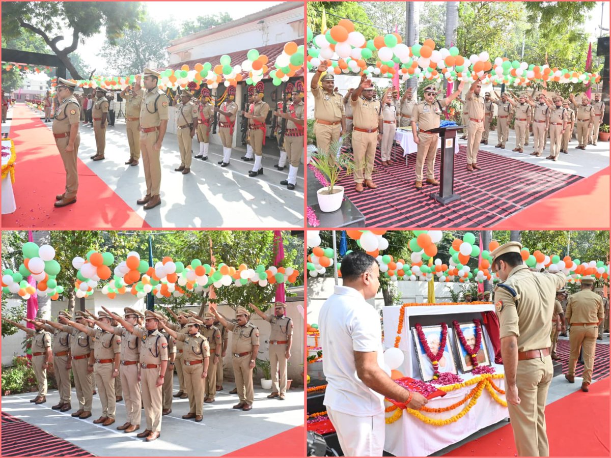 agrapolice's tweet photo. पुलिस कमिश्नर आगरा @DeepakKumarIPS व अपर पुलिस आयुक्त एवं समस्त पुलिस उपायुक्त, समस्त अपर पुलिस उपायुक्त, समस्त सहायक पुलिस आयुक्त सहित पुलिस अधिकारियों/कर्मचारियों द्वारा आज पुलिस लाइंस स्थित क्वार्टर गार्ड पर राष्ट्रपिता महात्मा गाँधी जी एवं भारत के पूर्व प्रधानमंत्री श्री लाल बहादुर शास्त्री जी की जयंती के अवसर पर उनके चित्र पर माल्यार्पण कर नमन किया गया।

इस अवसर पर दोनों महान विभूतियों के आदर्शों को आत्मसात करने एवं शासकीय कर्तव्यों क��� निर्वहन पूर्ण निष्ठा एवं ईमानदारी से करने हेतु उपस्थित पुलिस अधिकारियों एवं कर्मचारियों को शपथ दिलाई गई।

#GandhiJayanti #LalBahadurShastri #UPPolice