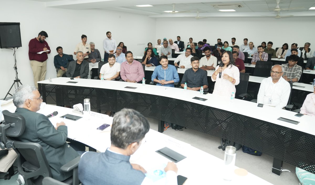 arvindtw's tweet photo. Interacted with #STPI-nurtured startups, hearing their growth journeys, innovations and vision for the future. Session was a valuable exchange on leveraging technology to build scalable, sustainable solutions &amp; strengthening collaboration across India’s innovation ecosystem. https://t.co/seDVgGZisC