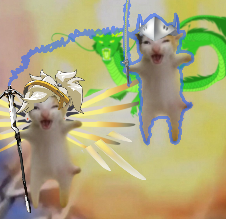 paisen_OW's tweet photo. "RYŪJIN NO KEN O KURAE!!"

"HELDEN STERBEN NICHT!!" https://t.co/UQLm57aKbu