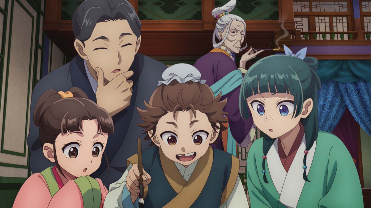 TOHOanimation's tweet photo. TVアニメ『#薬屋のひとりごと』
第3期 ついに本日スタート🍃
ノンクレジットOP公開🎬

#ヨルシカ「雲を抜け風下へ私だけ」
https://t.co/udKPF5EqvD

10月2日(金)23:00～
日本テレビ系フラアニにて放送開始📺
@kusuriya_PR @nbuna_staff https://t.co/IMma6sRnGU