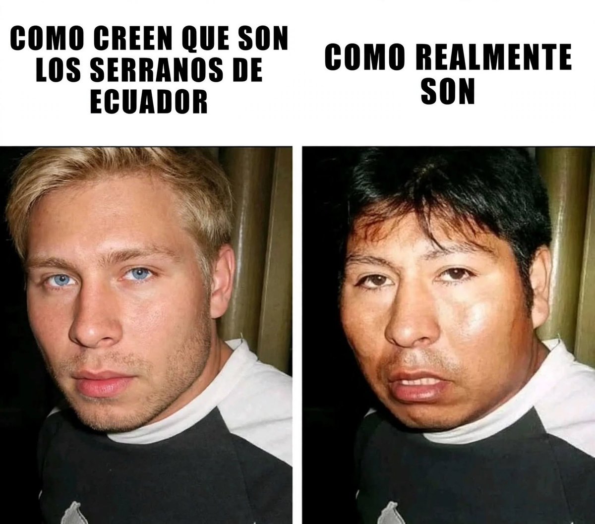 rudeus2000_'s tweet photo. @Giosuigeneris @Harrusito @MemeBipoIar Pero si eres de la sierra el eslabón más bajo racialmente te falta hasta mestizaje eres indomestizo al igual que los peruanos 🤣🤣 https://t.co/3ndBQ4nWhV