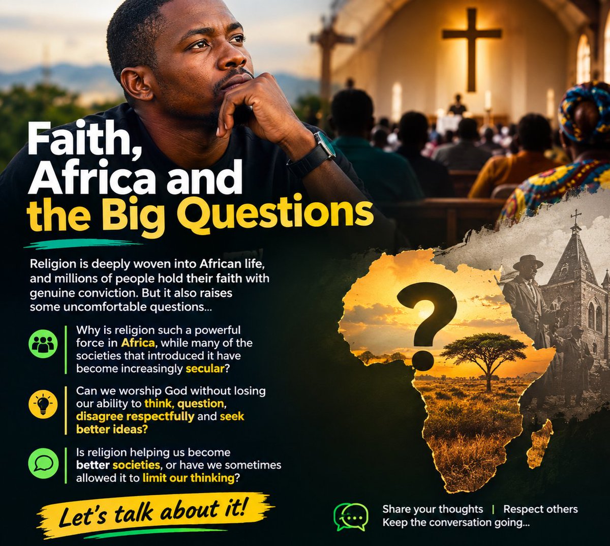 Kdistrict8's tweet photo. Let's share about this, someone asked me about it and I couldn't provide all the answers he needed, how about you ??🤔
#Religion #Faith #Africa #AfricanSociety #Christianity #CriticalThinking #OpenDialogue #FreedomOfThought #FaithAndSociety #AfricanVoices #SocialIssues #LetsTalk #ThinkAboutIt #ConversationsThatMatter #Uganda