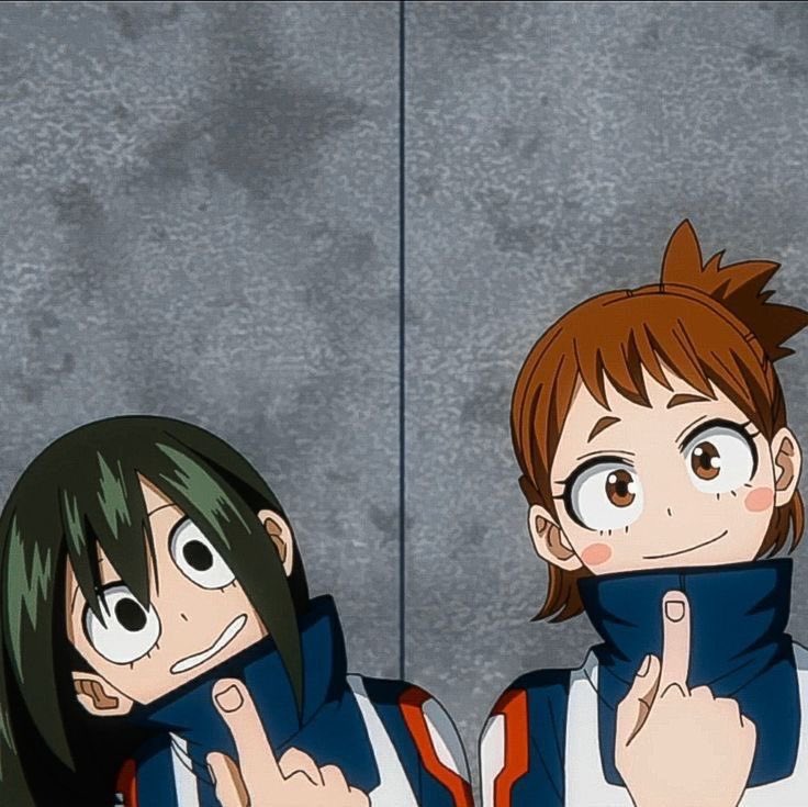 Randall41495863's tweet photo. Ochaco and Tsuyu’s friendship💕 https://t.co/45TNoU3wxf